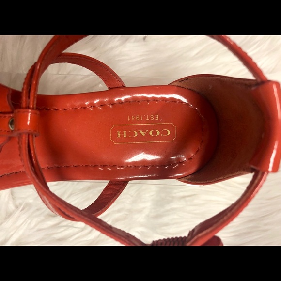 Coach Orange sandals - Picture 4 of 5